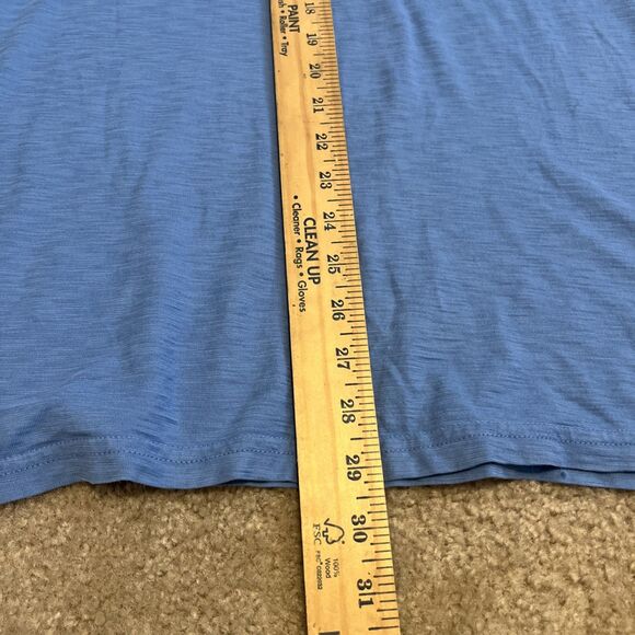 PETER MILLAR Crown Crafted Men's Polo Shirt Short Sleeves Cotton Blue Size XL - Picture 9 of 11